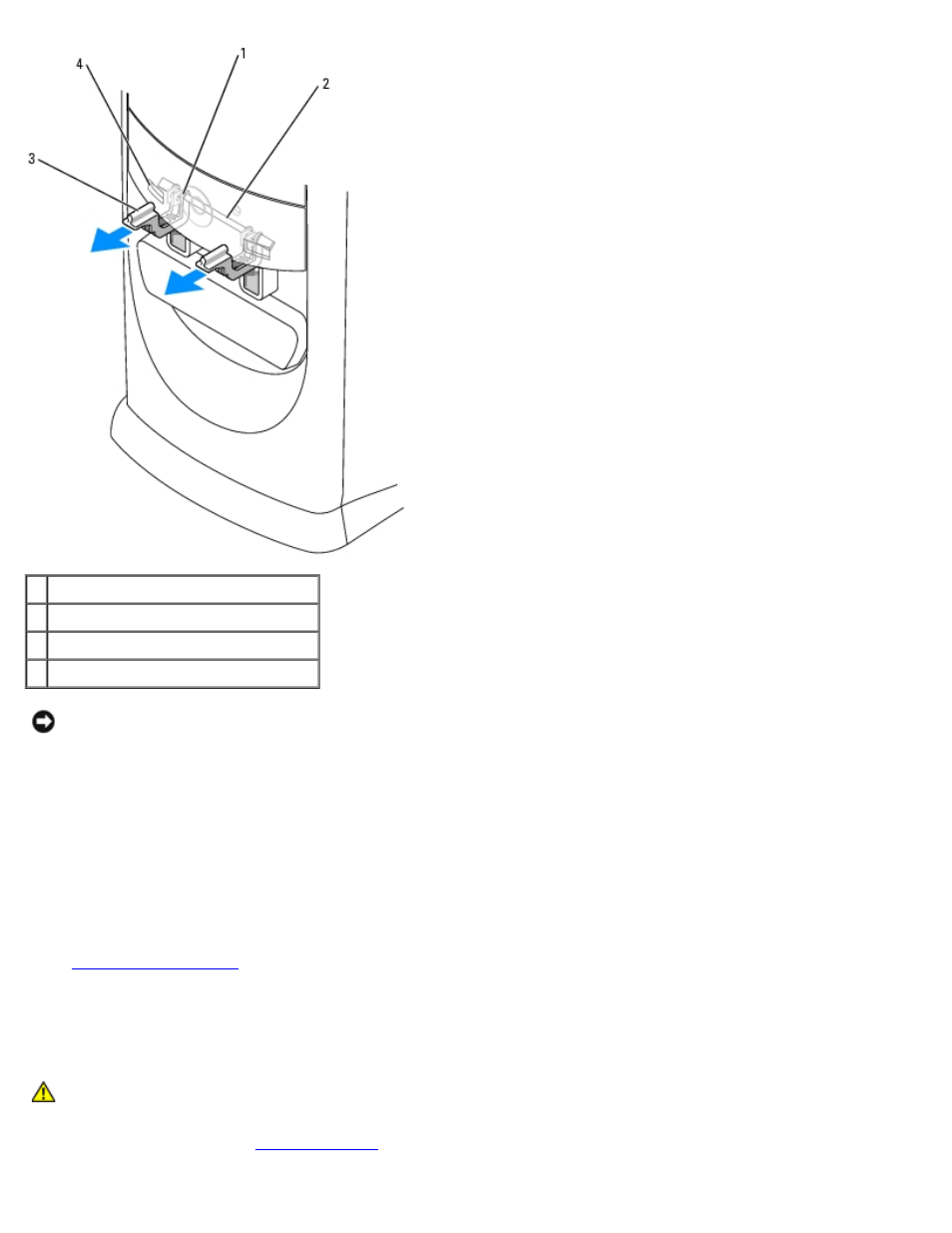 Reattaching the front door | Dell OptiPlex GX280 User Manual | Page 286 / 364
