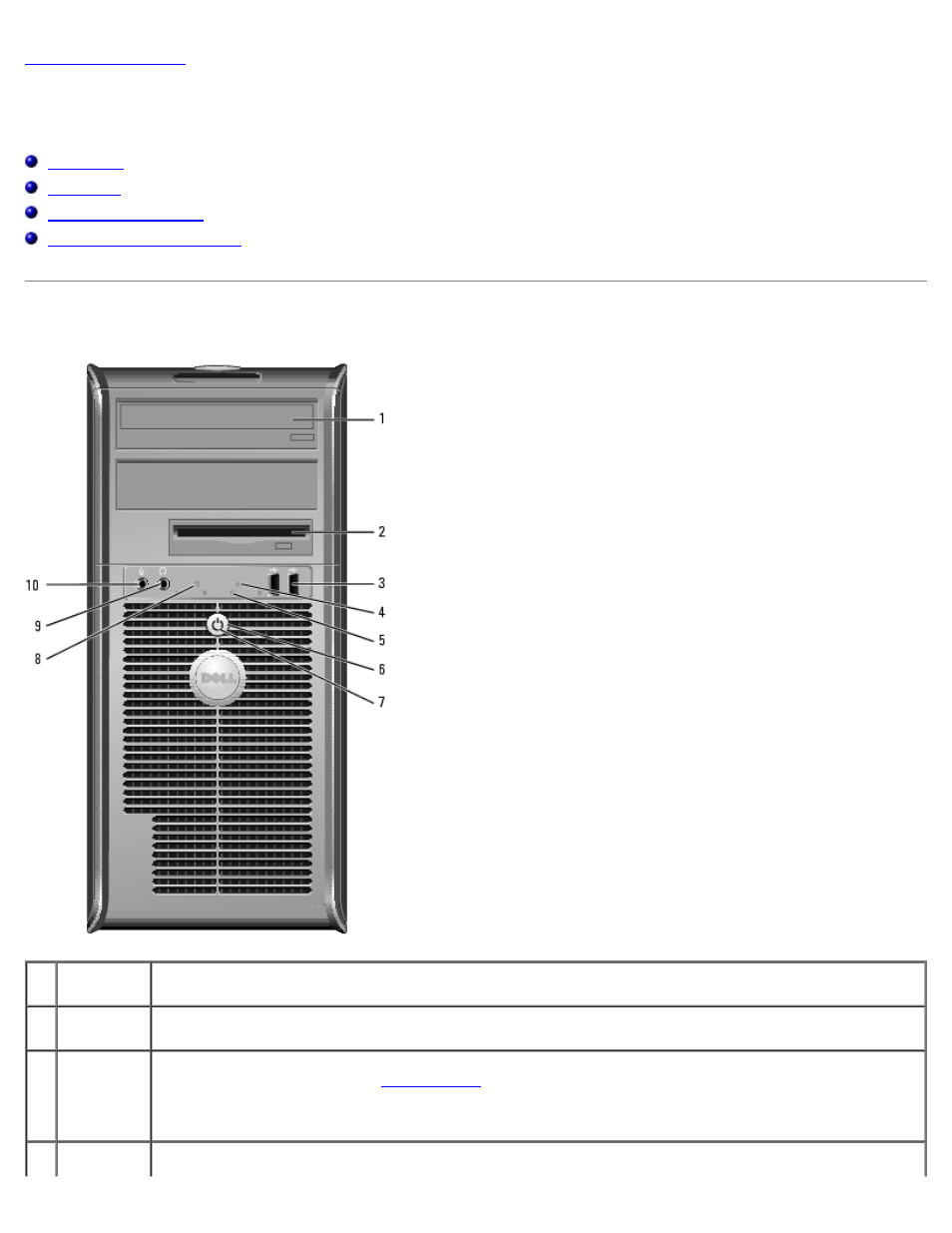 About your computer, Front view, Back view | Inside your computer, System board components, About your mini-tower computer | Dell OptiPlex GX280 User Manual | Page 324 / 364