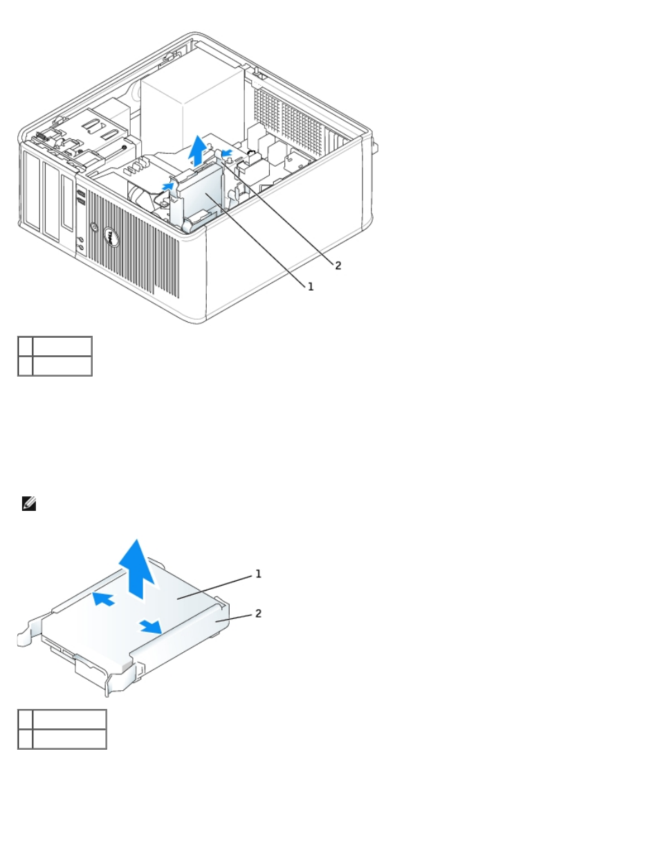 Installing a hard drive | Dell OptiPlex GX280 User Manual | Page 336 / 364