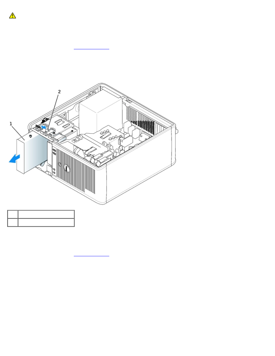 Removing a cd/dvd drive, Installing a cd/dvd drive | Dell OptiPlex GX280 User Manual | Page 346 / 364