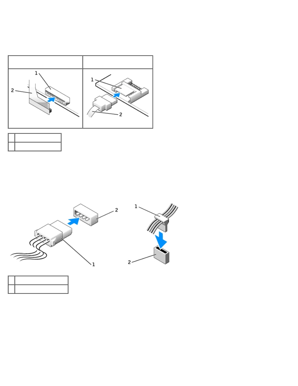 Connecting and disconnecting drive cables | Dell OptiPlex GX280 User Manual | Page 63 / 364