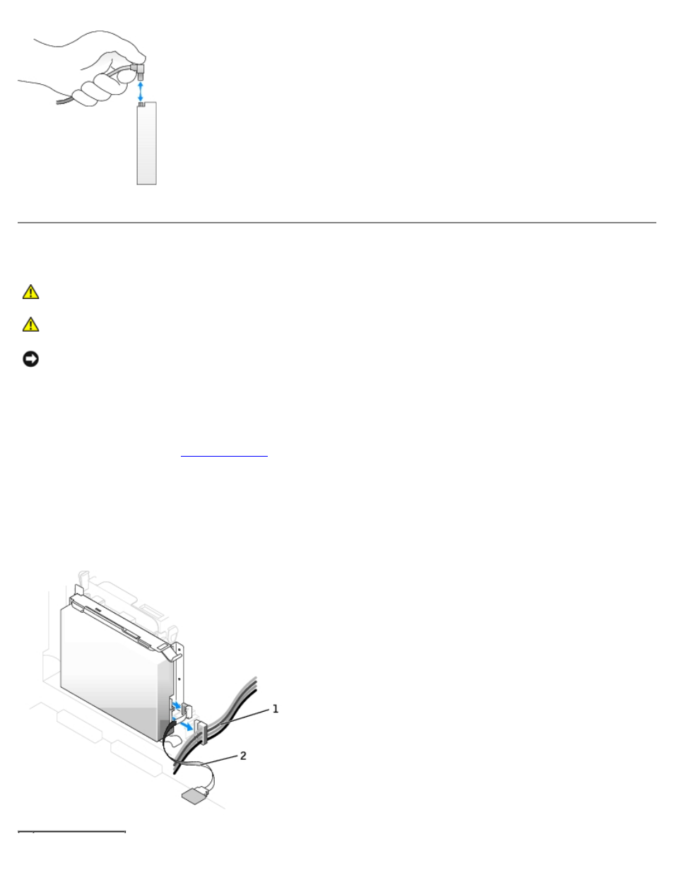 Hard drive, Removing a hard drive | Dell OptiPlex GX280 User Manual | Page 64 / 364