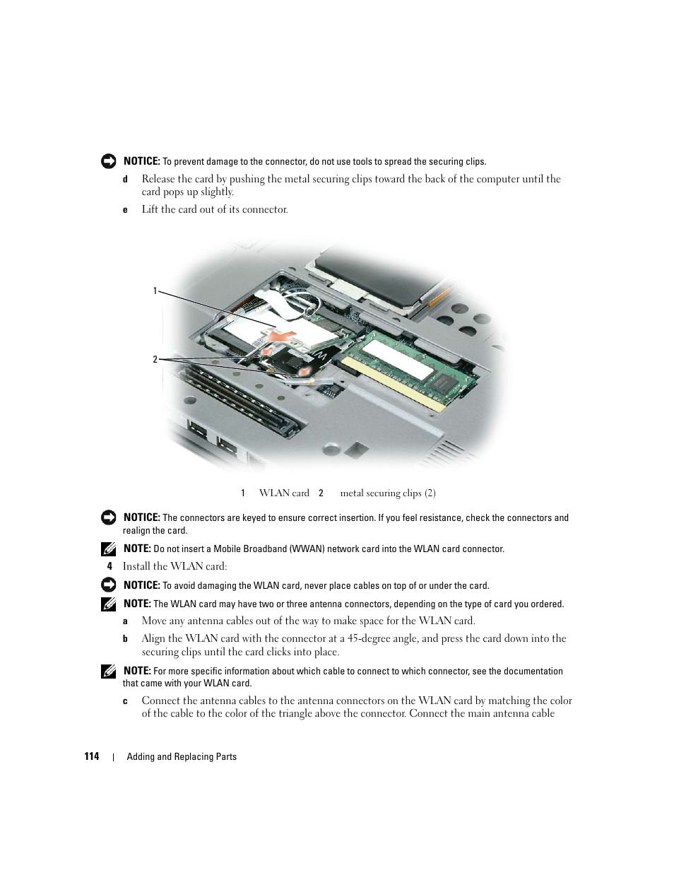 Dell Latitude D430 (Mid 2007) User Manual | Page 114 / 150