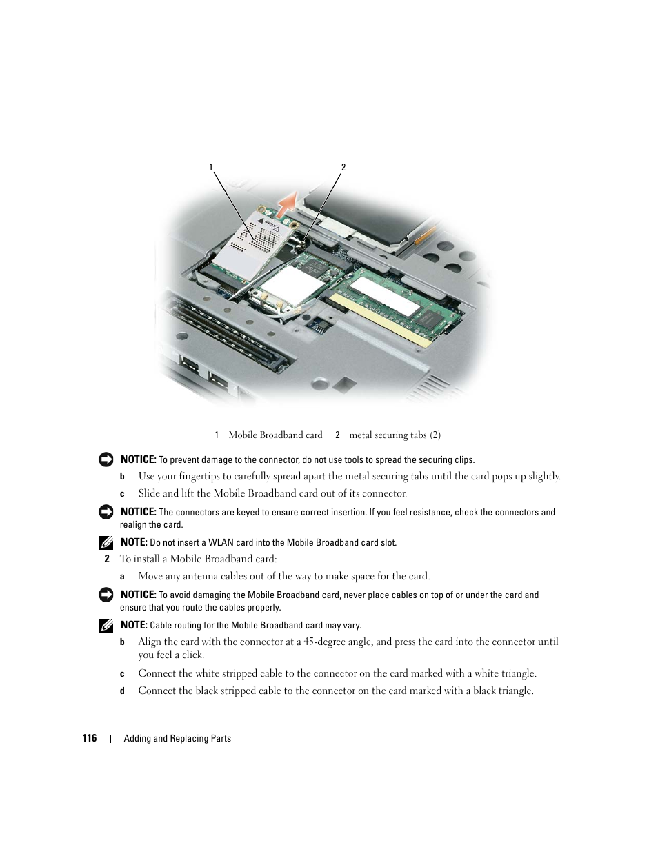 Dell Latitude D430 (Mid 2007) User Manual | Page 116 / 150