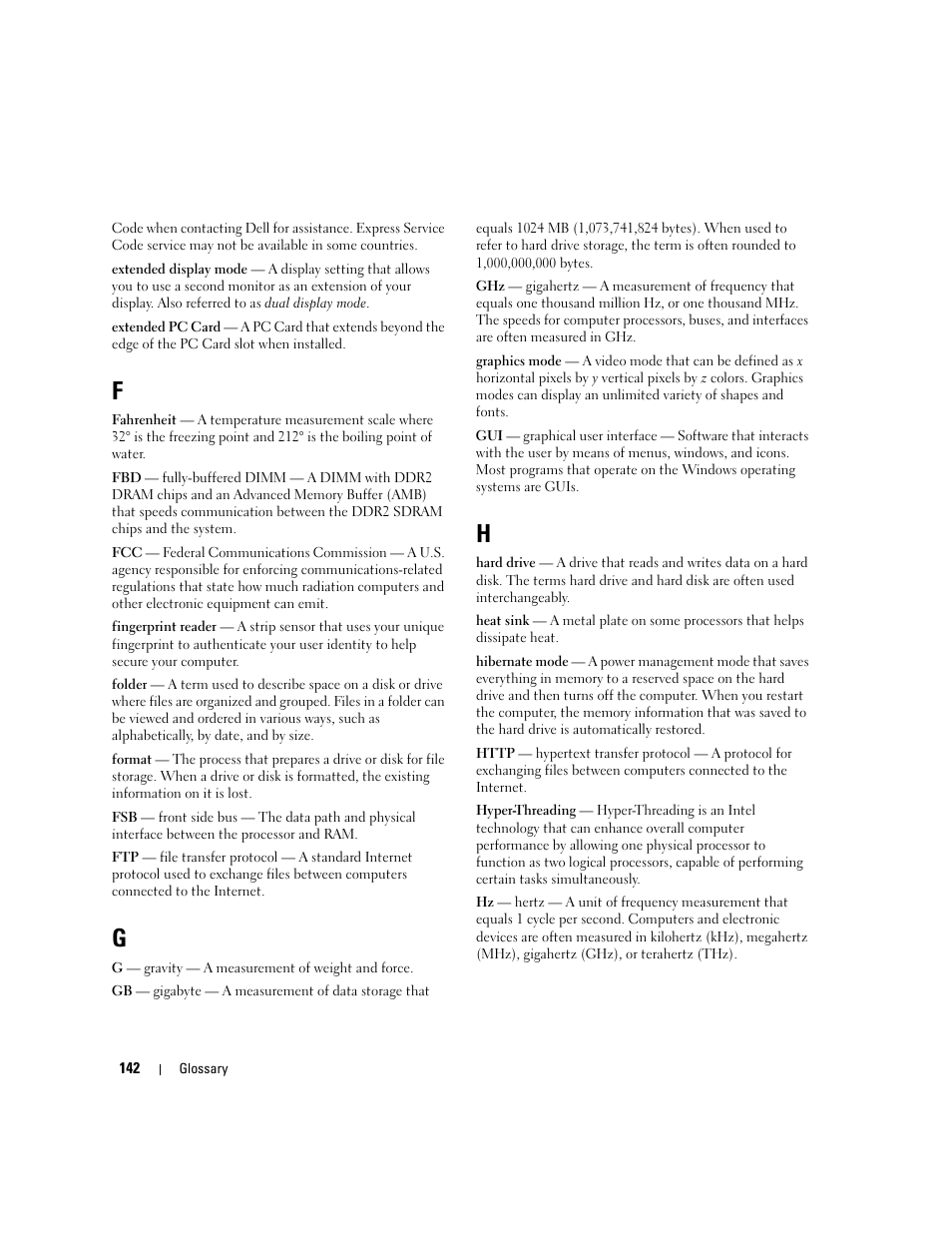 Dell Latitude D430 (Mid 2007) User Manual | Page 142 / 150