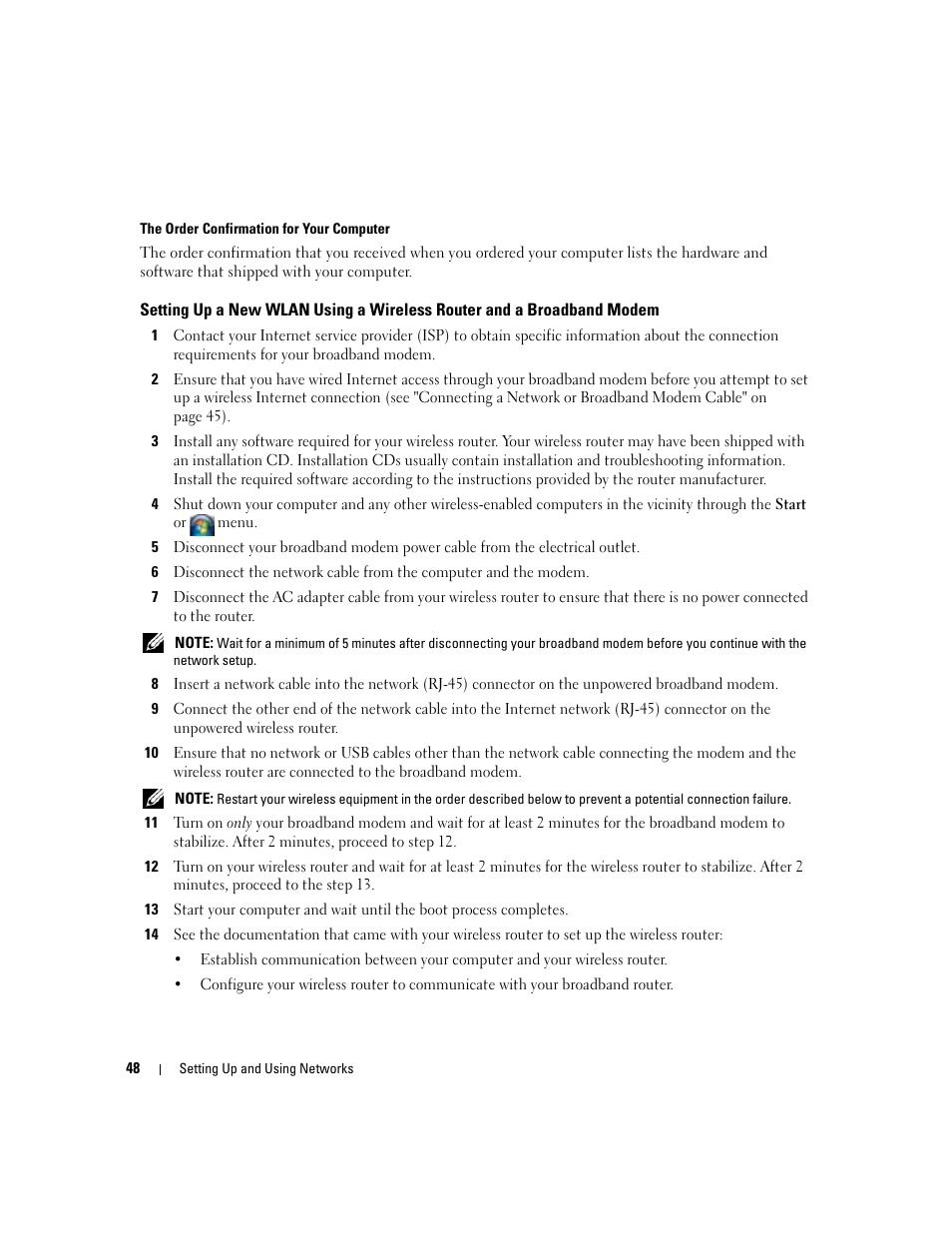 Dell Latitude D430 (Mid 2007) User Manual | Page 48 / 150