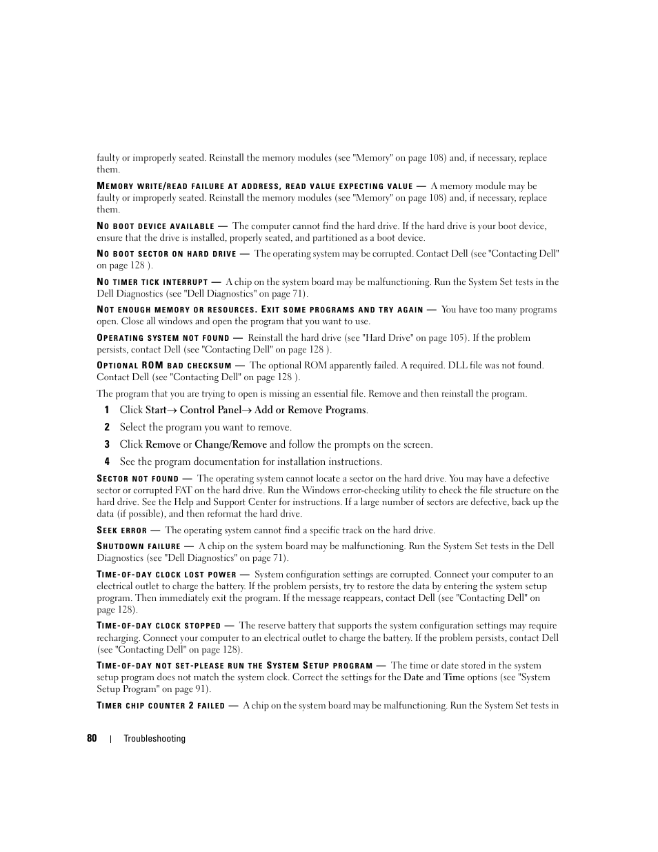 Dell Latitude D430 (Mid 2007) User Manual | Page 80 / 150