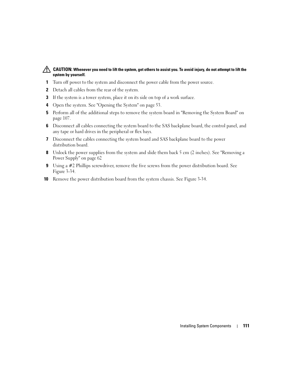 Dell PowerEdge 2900 User Manual | Page 111 / 182