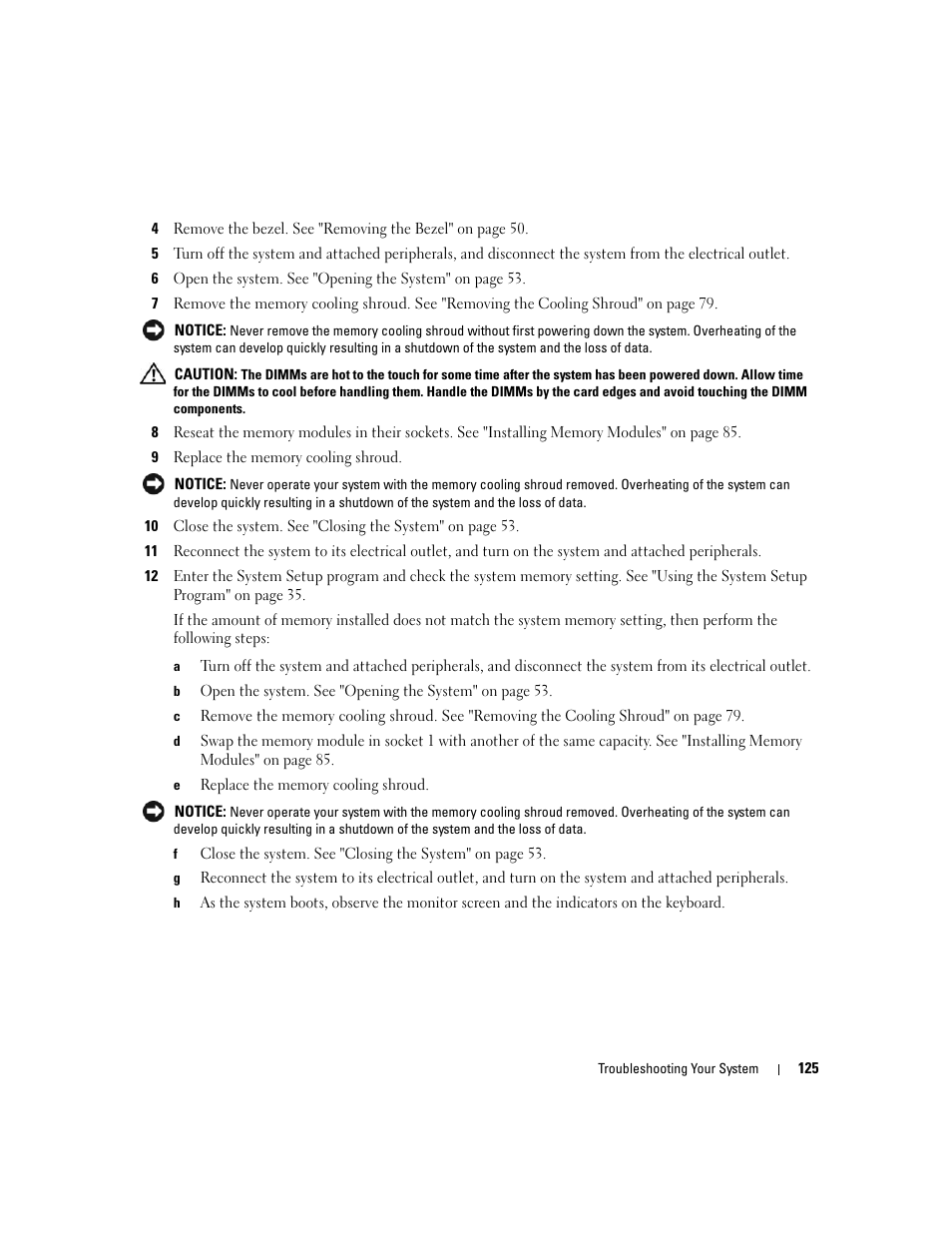 Dell PowerEdge 2900 User Manual | Page 125 / 182
