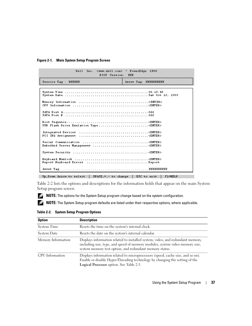 Dell PowerEdge 2900 User Manual | Page 37 / 182