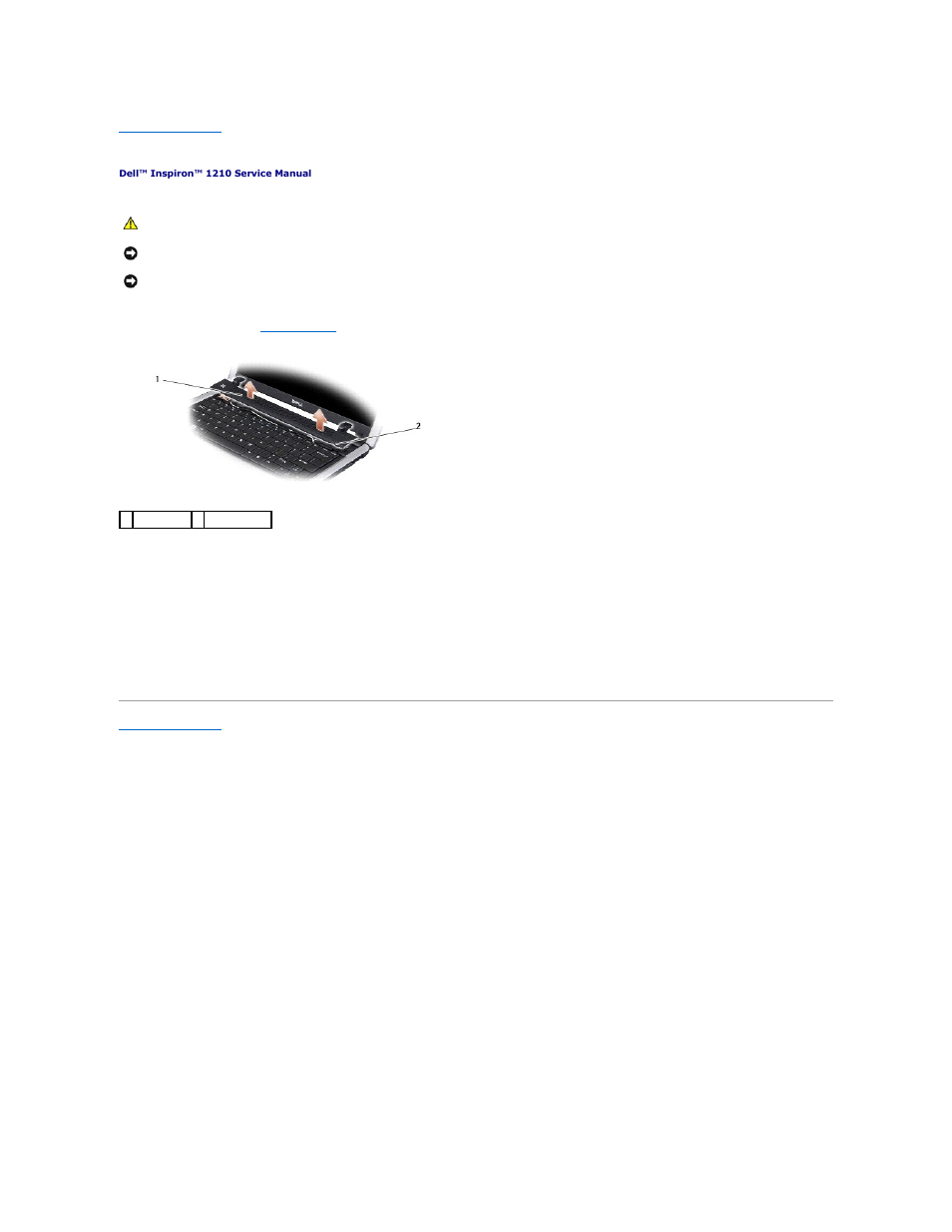 Replacing the hinge cover | Dell Inspiron 1210 (Late 2008) User Manual | Page 20 / 38