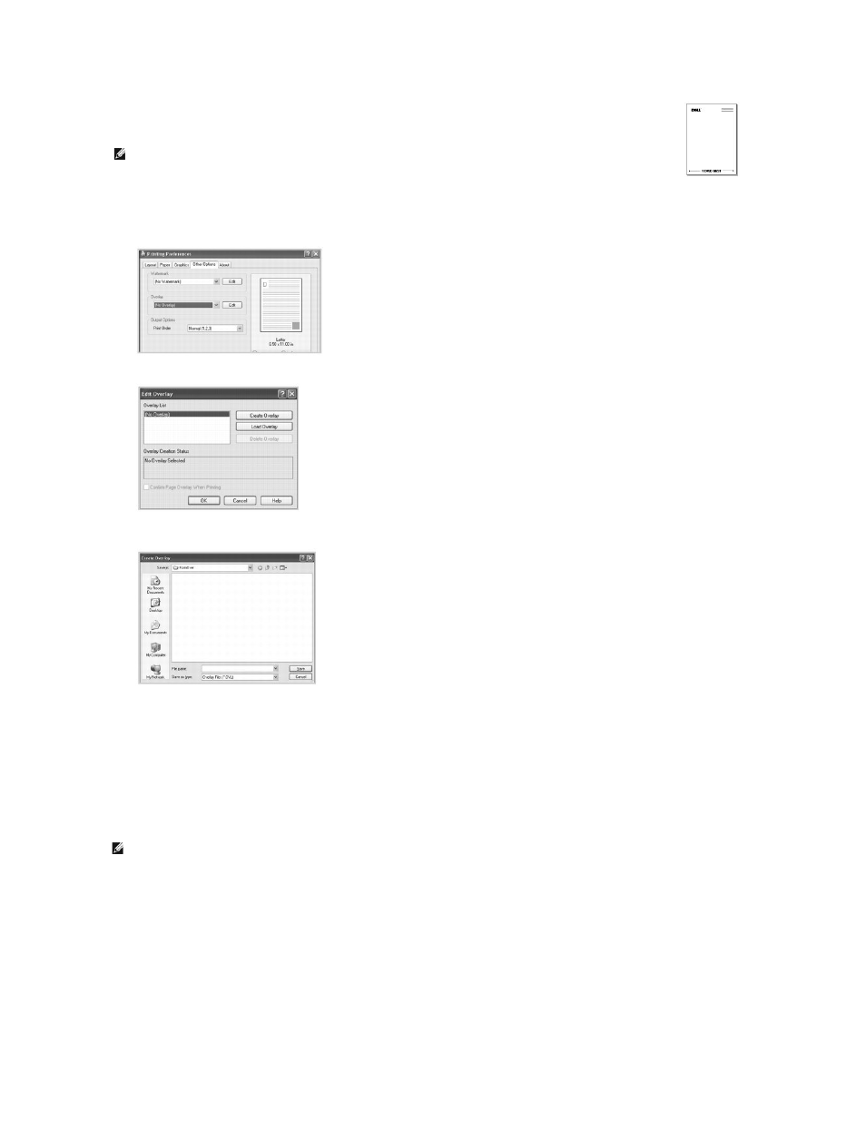 Using a page overlay | Dell 1815dn Multifunction Mono Laser Printer User Manual | Page 101 / 148