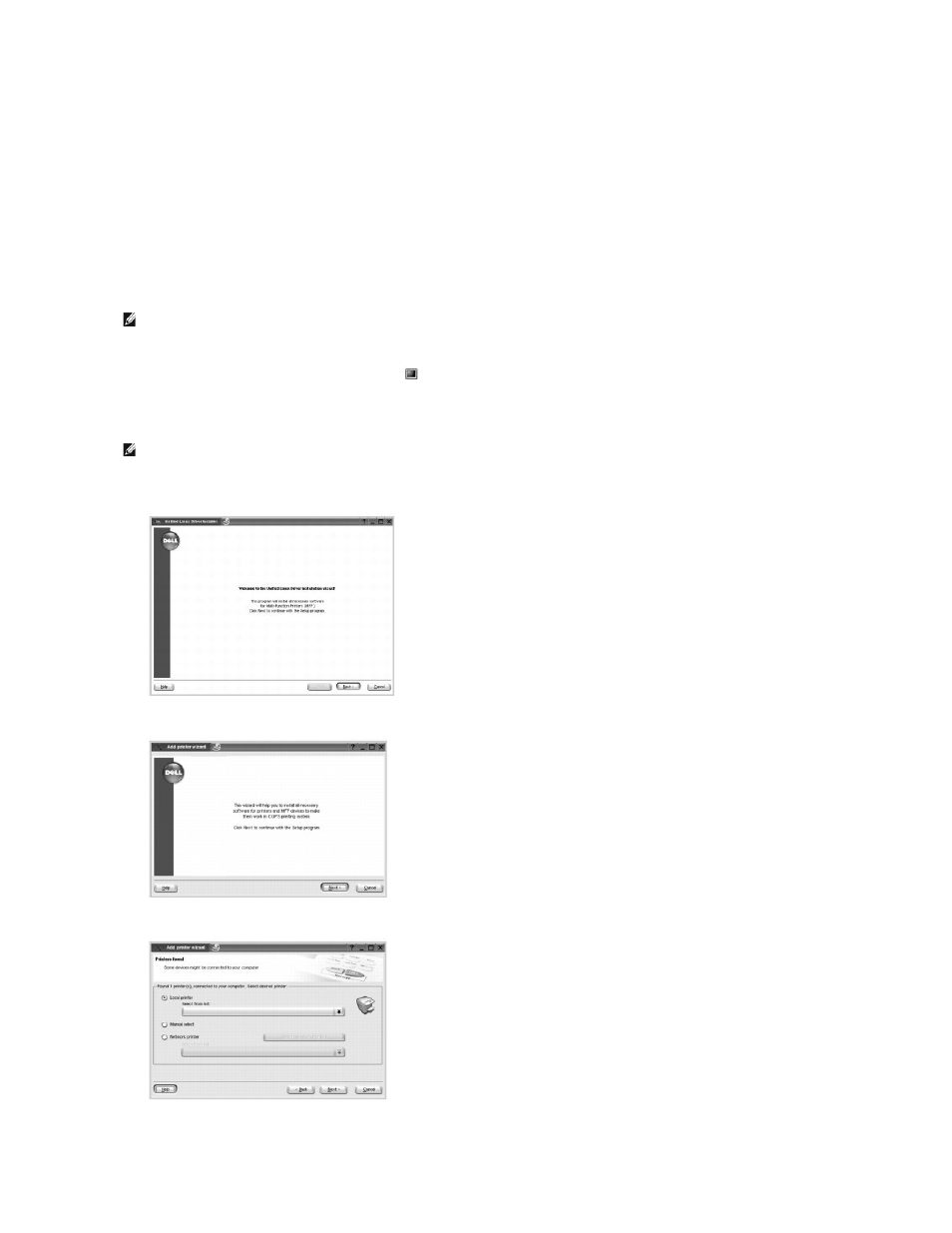 Installing the mfp driver | Dell 1815dn Multifunction Mono Laser Printer User Manual | Page 44 / 148