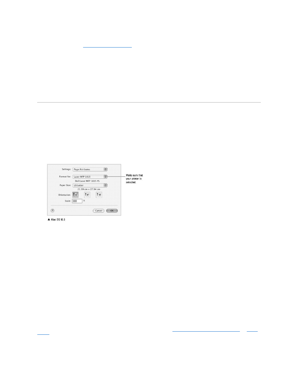 Printing, For a usb-connected macintosh, Printing a document | Changing printer settings | Dell 1815dn Multifunction Mono Laser Printer User Manual | Page 56 / 148