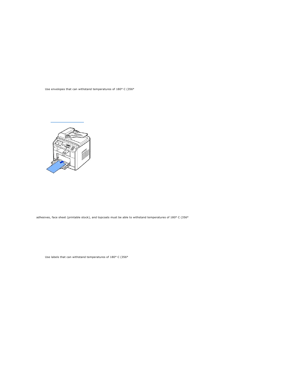 Labels, Card stock | Dell 1815dn Multifunction Mono Laser Printer User Manual | Page 82 / 148