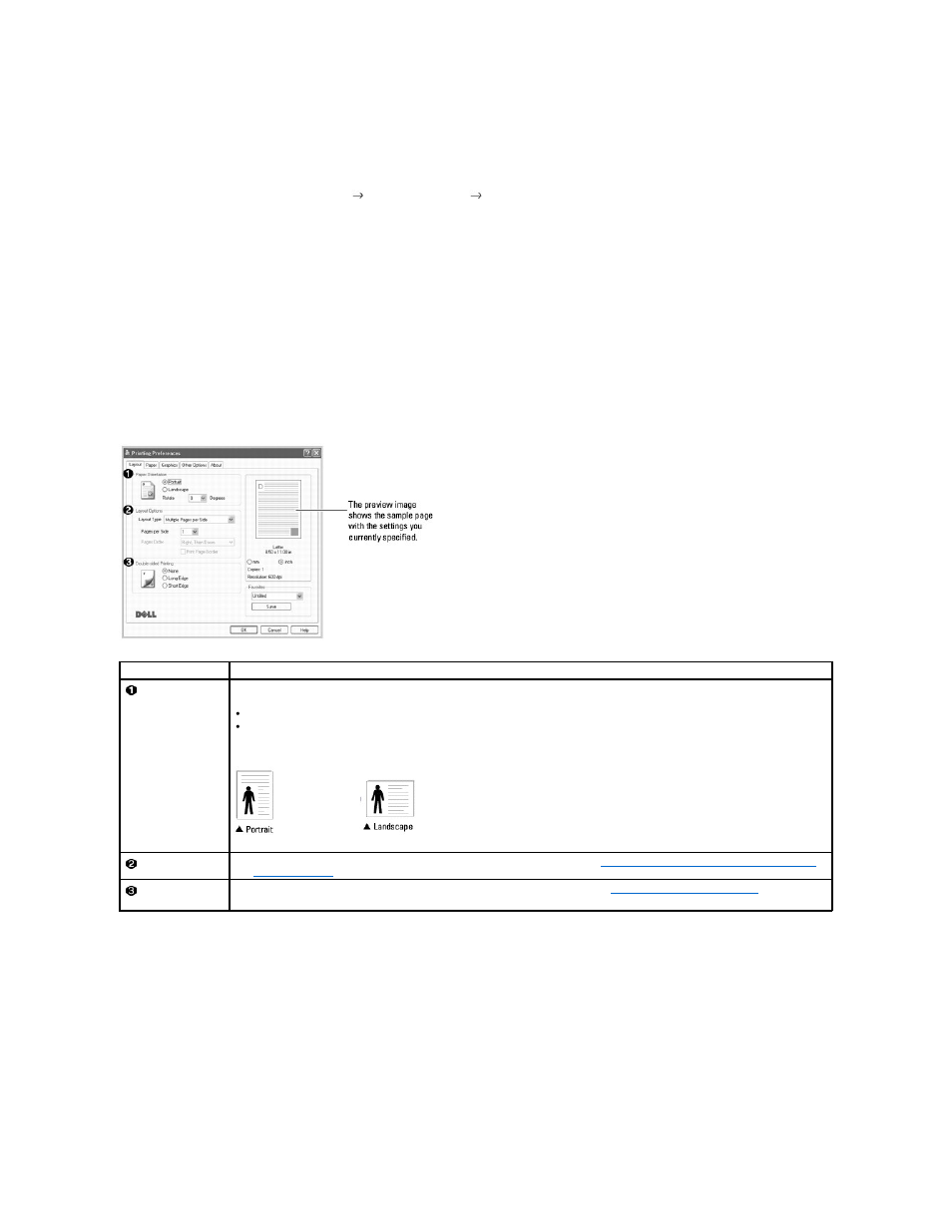 Layout tab, Paper tab | Dell 1815dn Multifunction Mono Laser Printer User Manual | Page 92 / 148