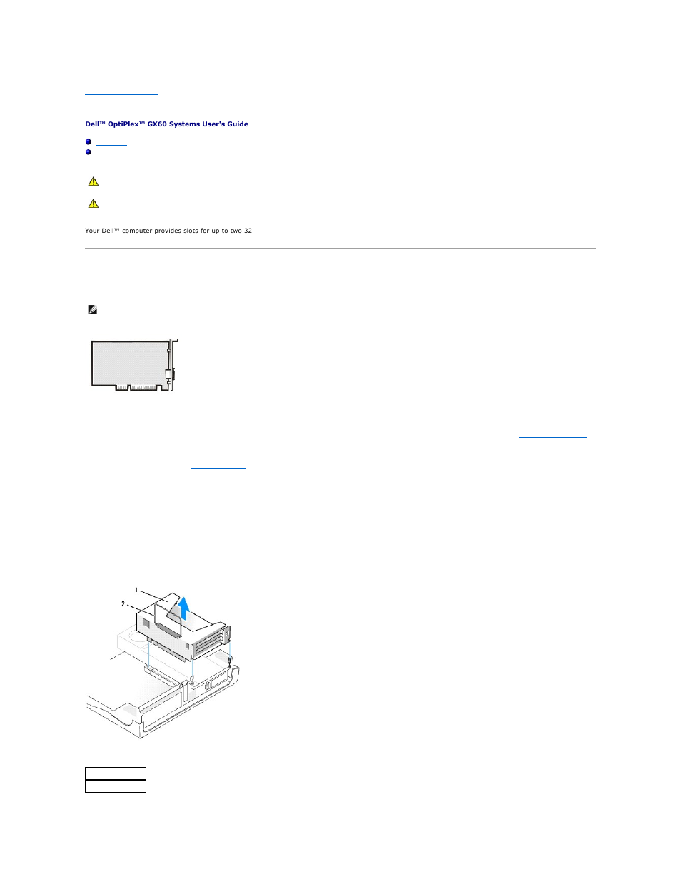Pci cards and serial port adapters, Pci cards, Installing a pci card | Dell OptiPlex GX60 User Manual | Page 103 / 181
