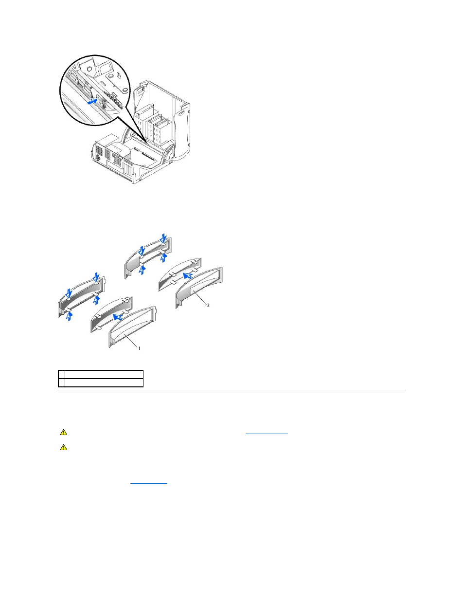 Floppy drive, Removing a floppy drive | Dell OptiPlex GX60 User Manual | Page 148 / 181