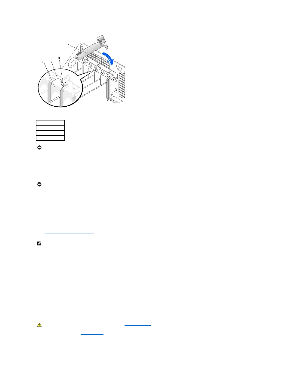 Removing a pci card | Dell OptiPlex GX60 User Manual | Page 156 / 181