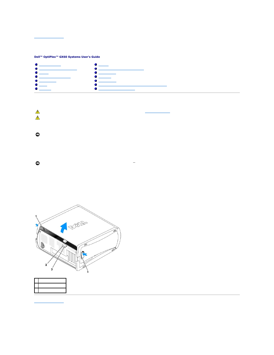 Adding and removing parts, Opening the computer cover | Dell OptiPlex GX60 User Manual | Page 159 / 181