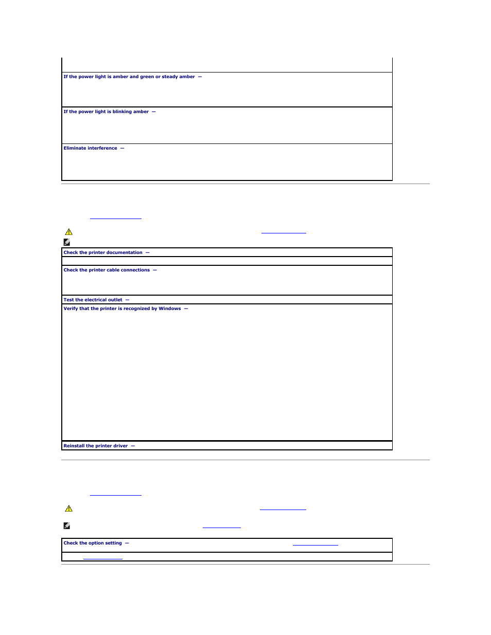 Printer problems, Serial or parallel device problems | Dell OptiPlex GX60 User Manual | Page 171 / 181