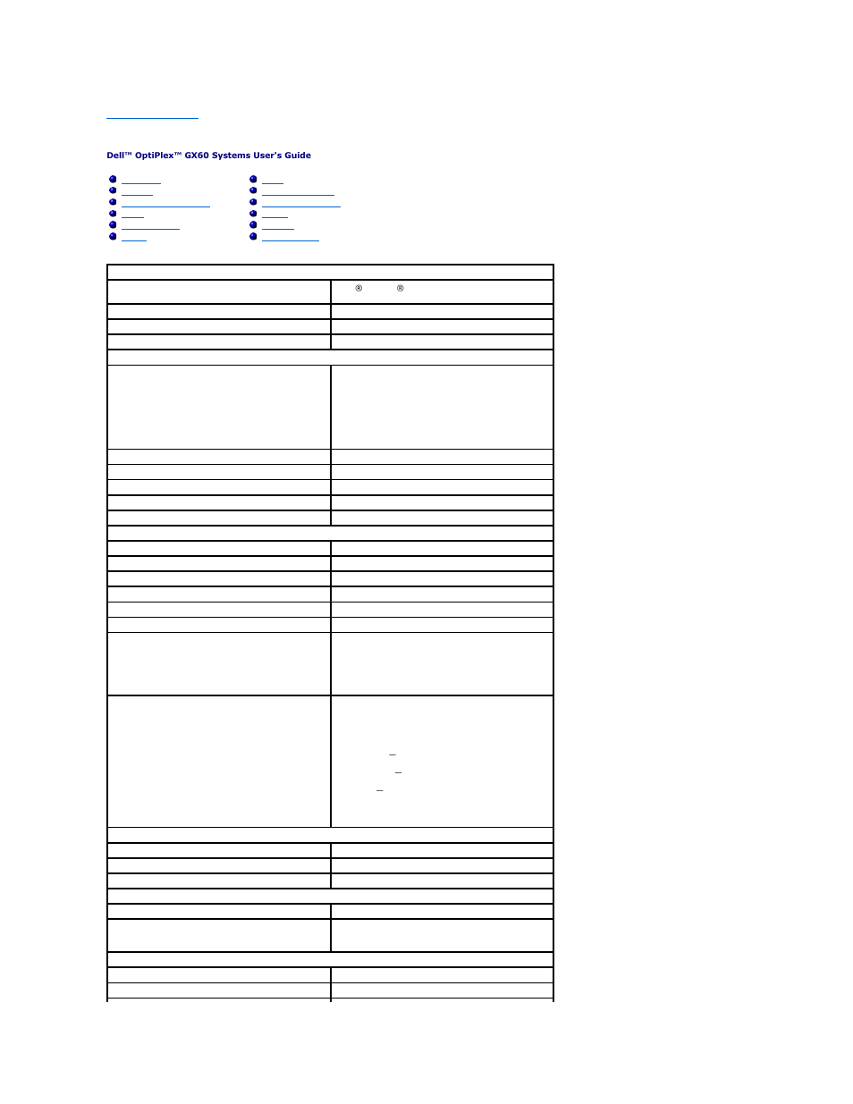Technical specifications | Dell OptiPlex GX60 User Manual | Page 175 / 181