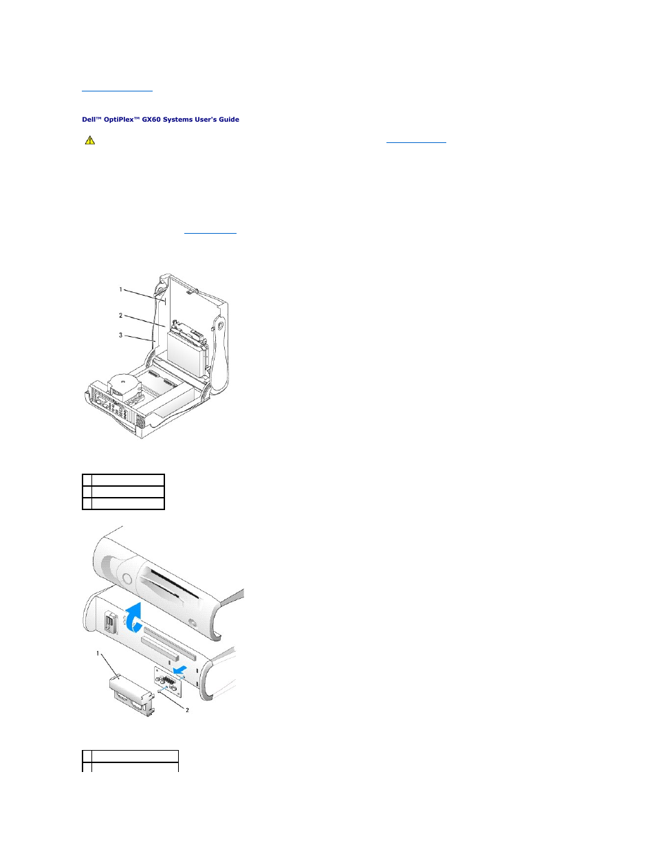 Control panel, Removing the control panel, Small form-factor computer | Dell OptiPlex GX60 User Manual | Page 33 / 181