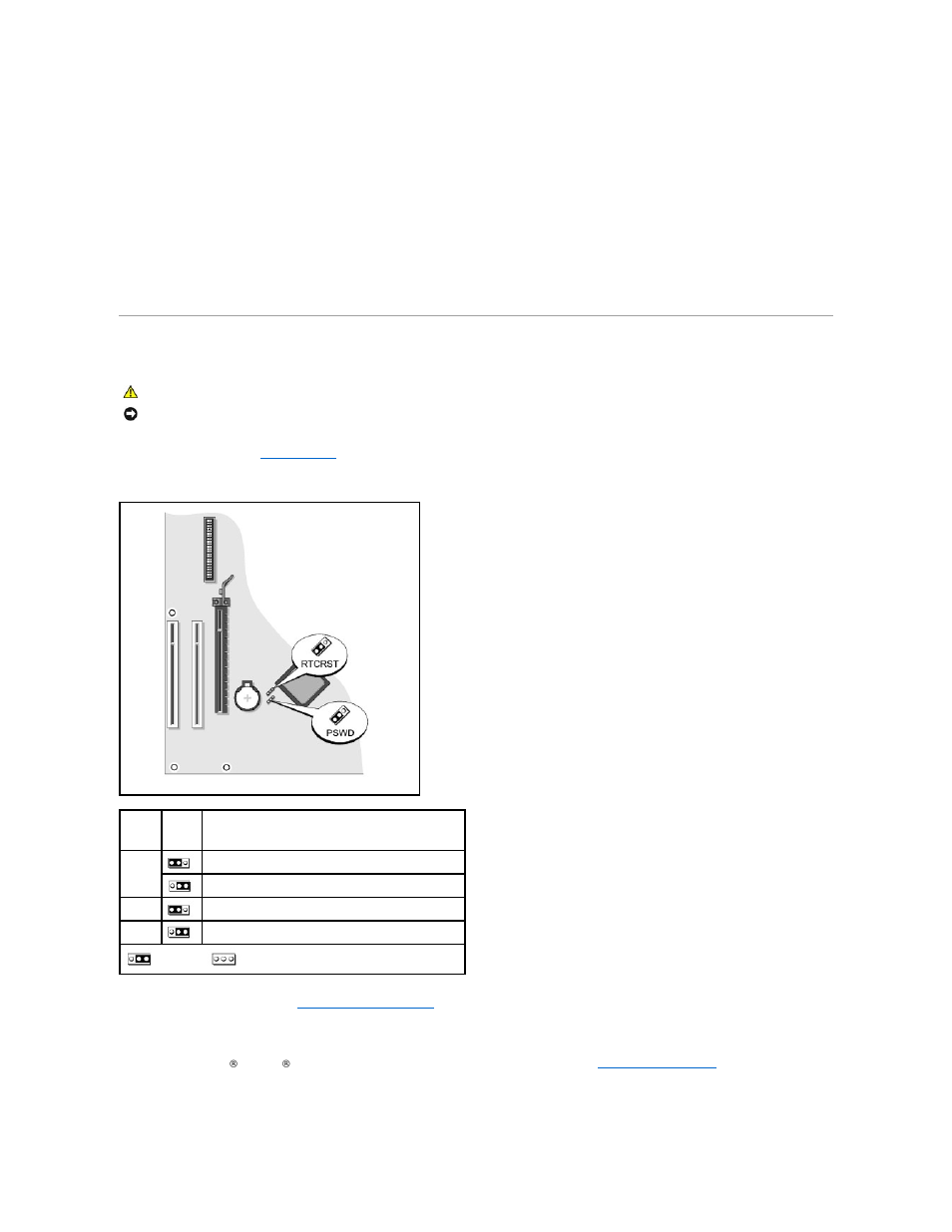 Clearing forgotten passwords, Floppy drive | Dell OptiPlex 320 User Manual | Page 10 / 140