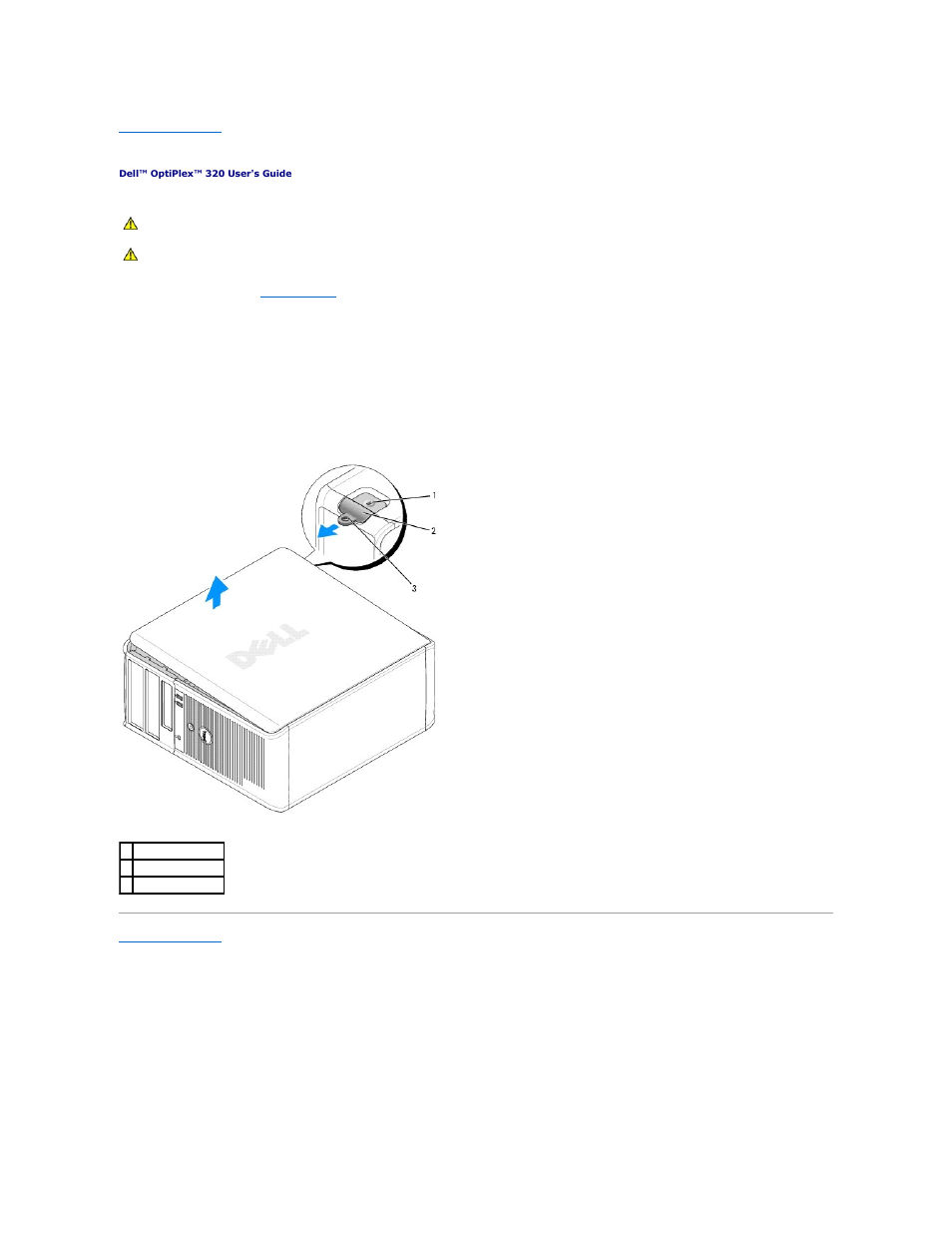 Removing the computer cover | Dell OptiPlex 320 User Manual | Page 106 / 140