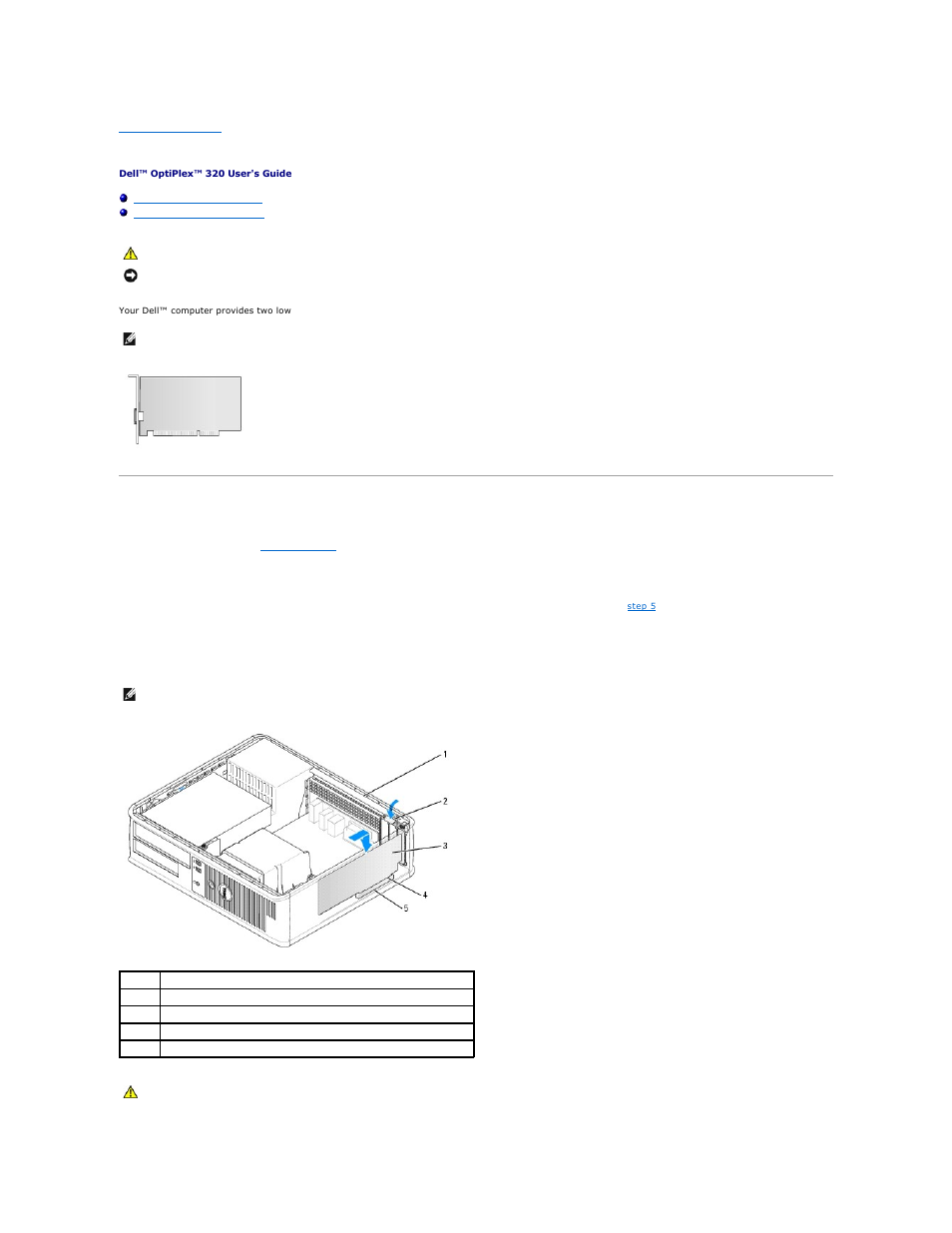 Pci and pci express cards, Installing an expansion card | Dell OptiPlex 320 User Manual | Page 25 / 140