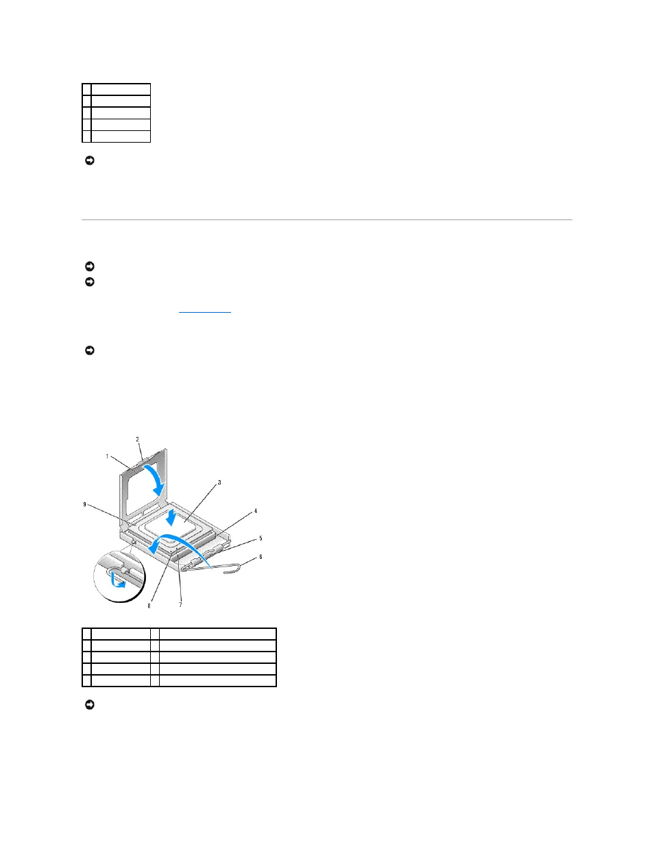 Installing the processor | Dell OptiPlex 320 User Manual | Page 29 / 140