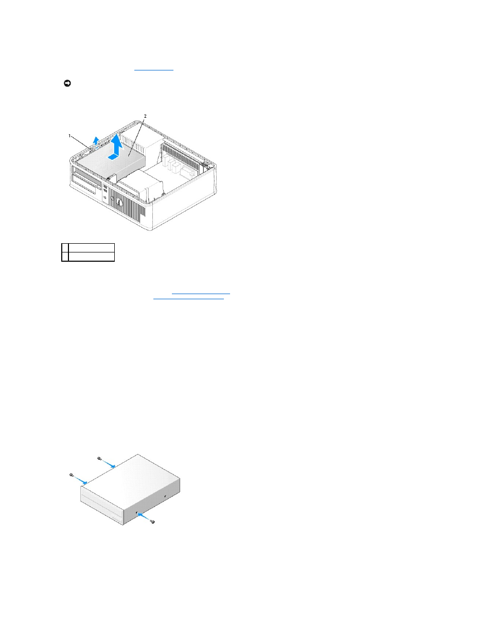 Installing a cd/dvd drive | Dell OptiPlex 320 User Manual | Page 33 / 140