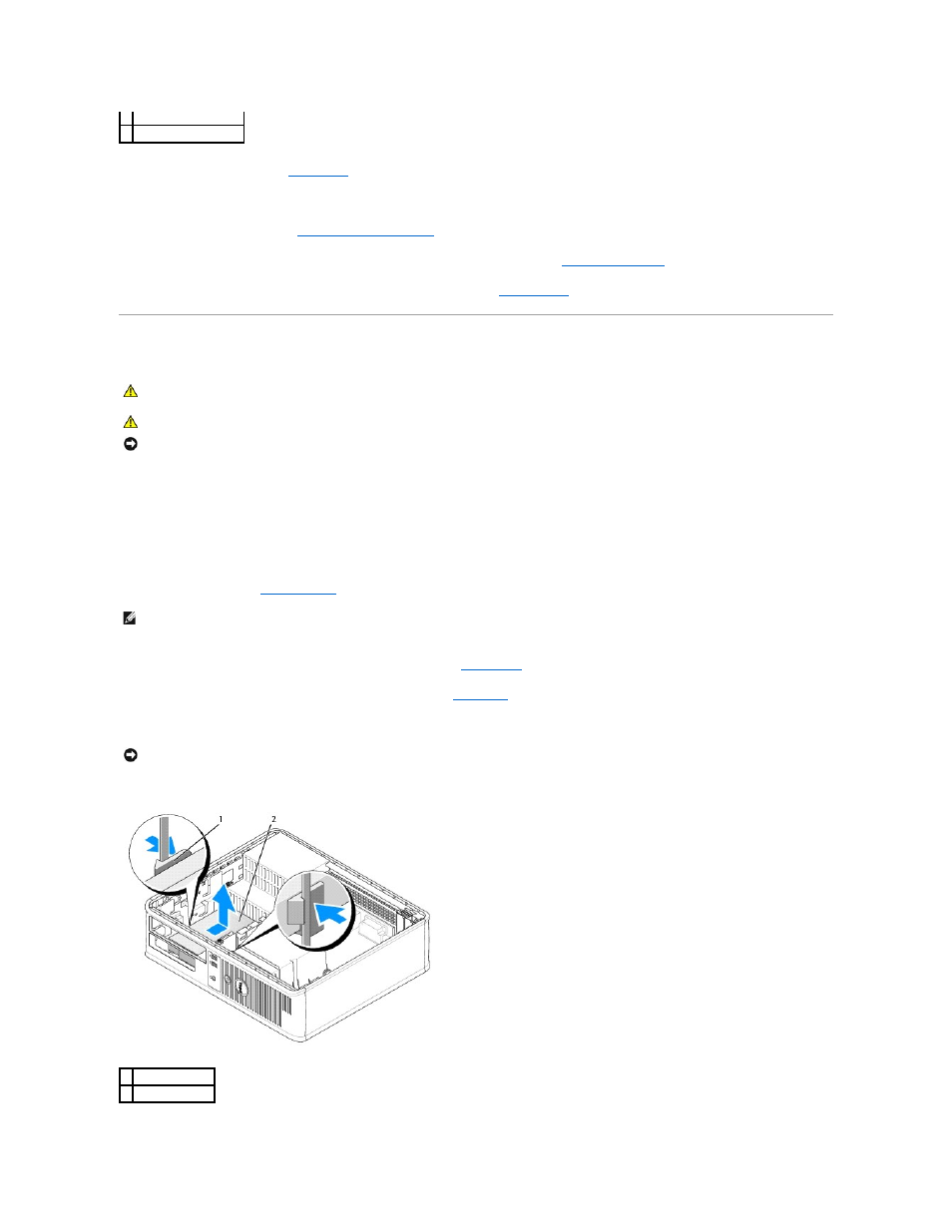 Hard drive, Removing a hard drive | Dell OptiPlex 320 User Manual | Page 36 / 140