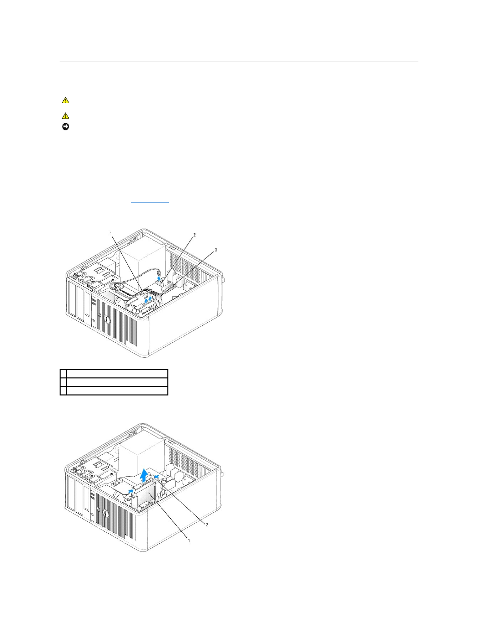 Hard drive, Removing a hard drive | Dell OptiPlex 320 User Manual | Page 91 / 140