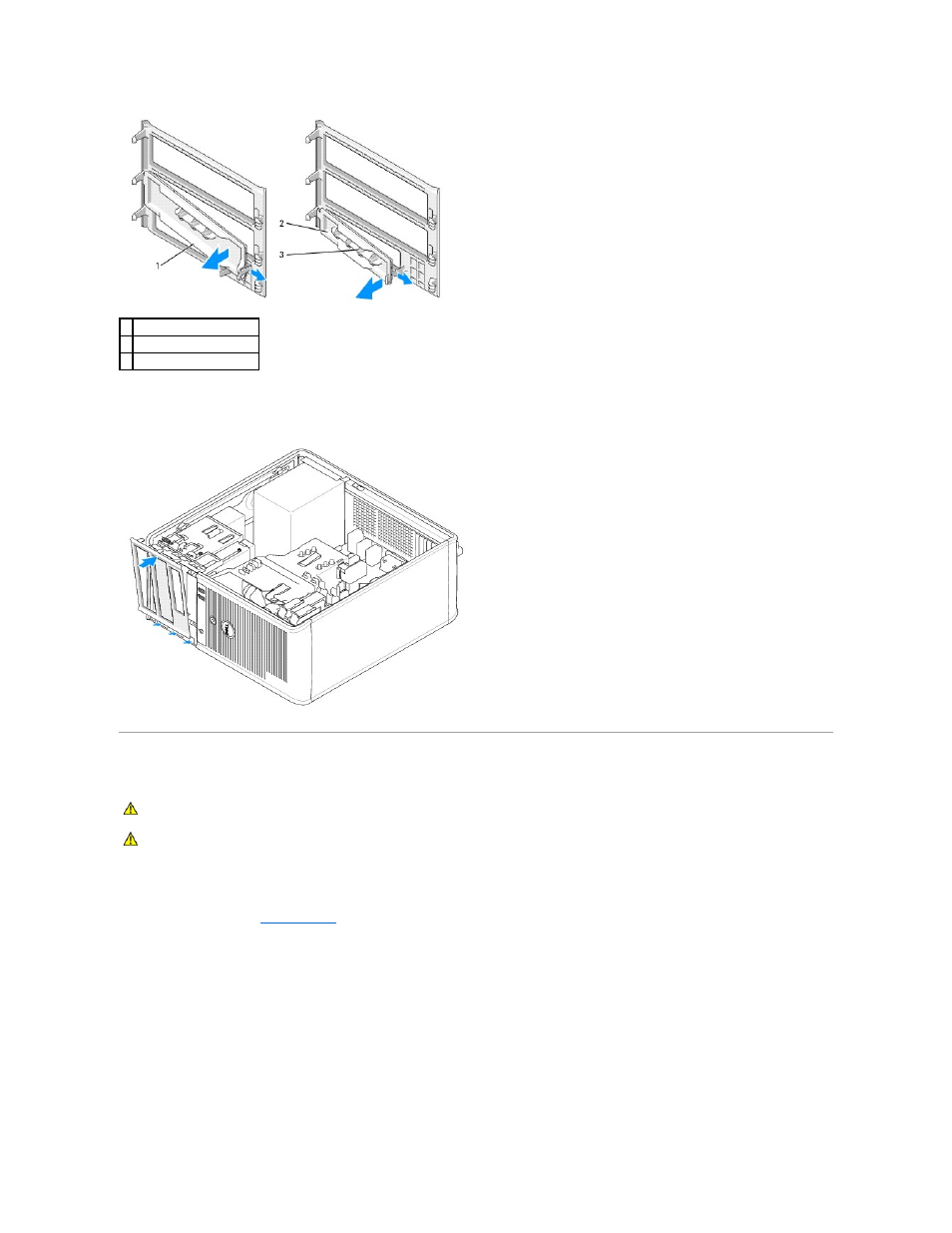Floppy drive, Removing the floppy drive | Dell OptiPlex 320 User Manual | Page 96 / 140