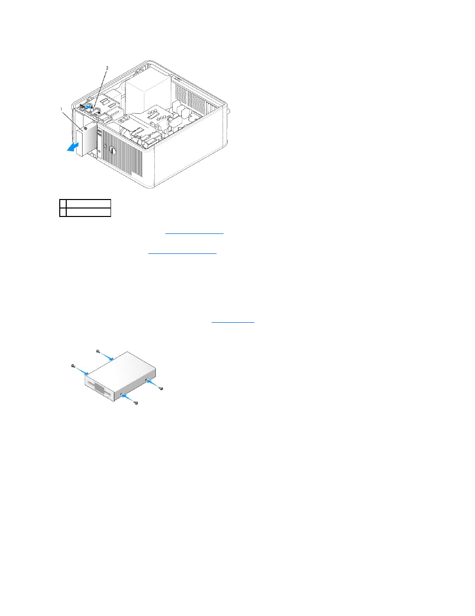 Installing the floppy drive | Dell OptiPlex 320 User Manual | Page 97 / 140