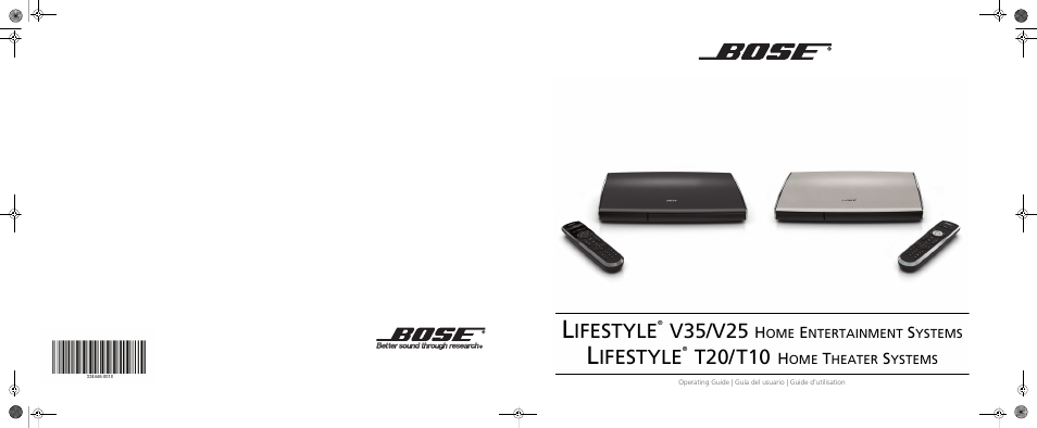 Bose Home Entertainment Systems V35 User Manual | 92 pages