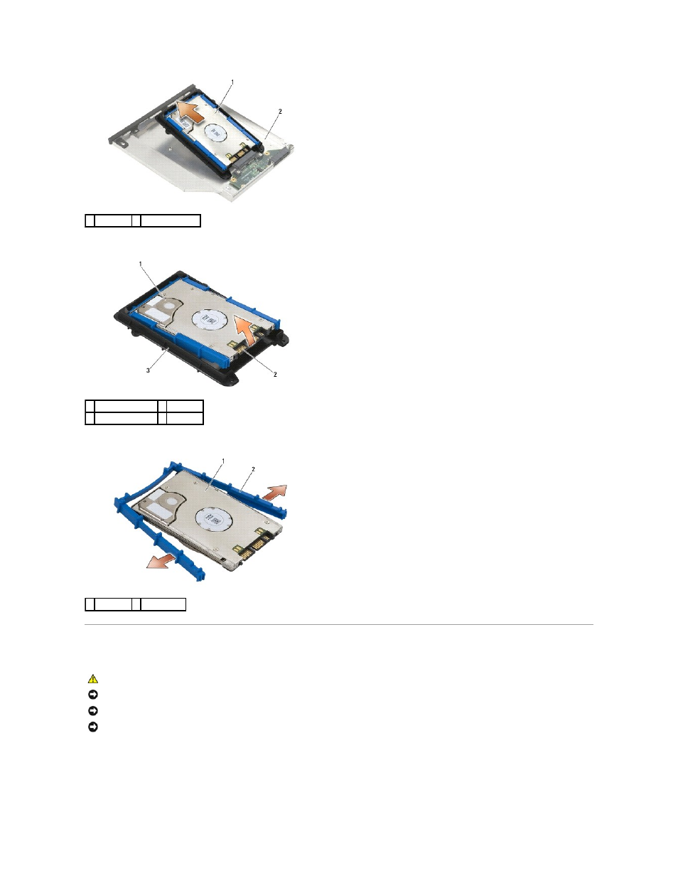 Replacing the modular hard drive | Dell Latitude E6400 ATG (Mid 2008) User Manual | Page 58 / 99