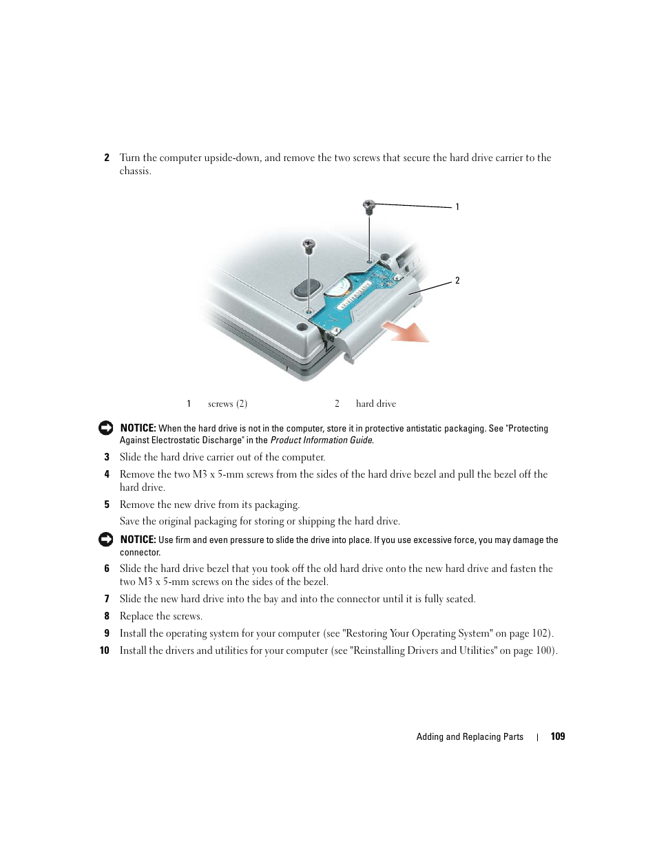 Dell Latitude D830 (Early 2007) User Manual | Page 109 / 158