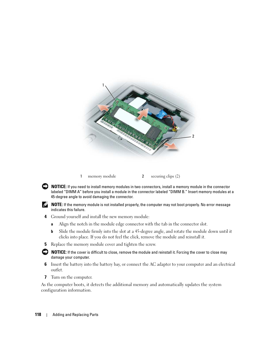 Dell Latitude D830 (Early 2007) User Manual | Page 118 / 158