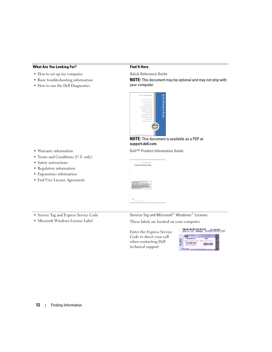 Dell Latitude D830 (Early 2007) User Manual | Page 12 / 158