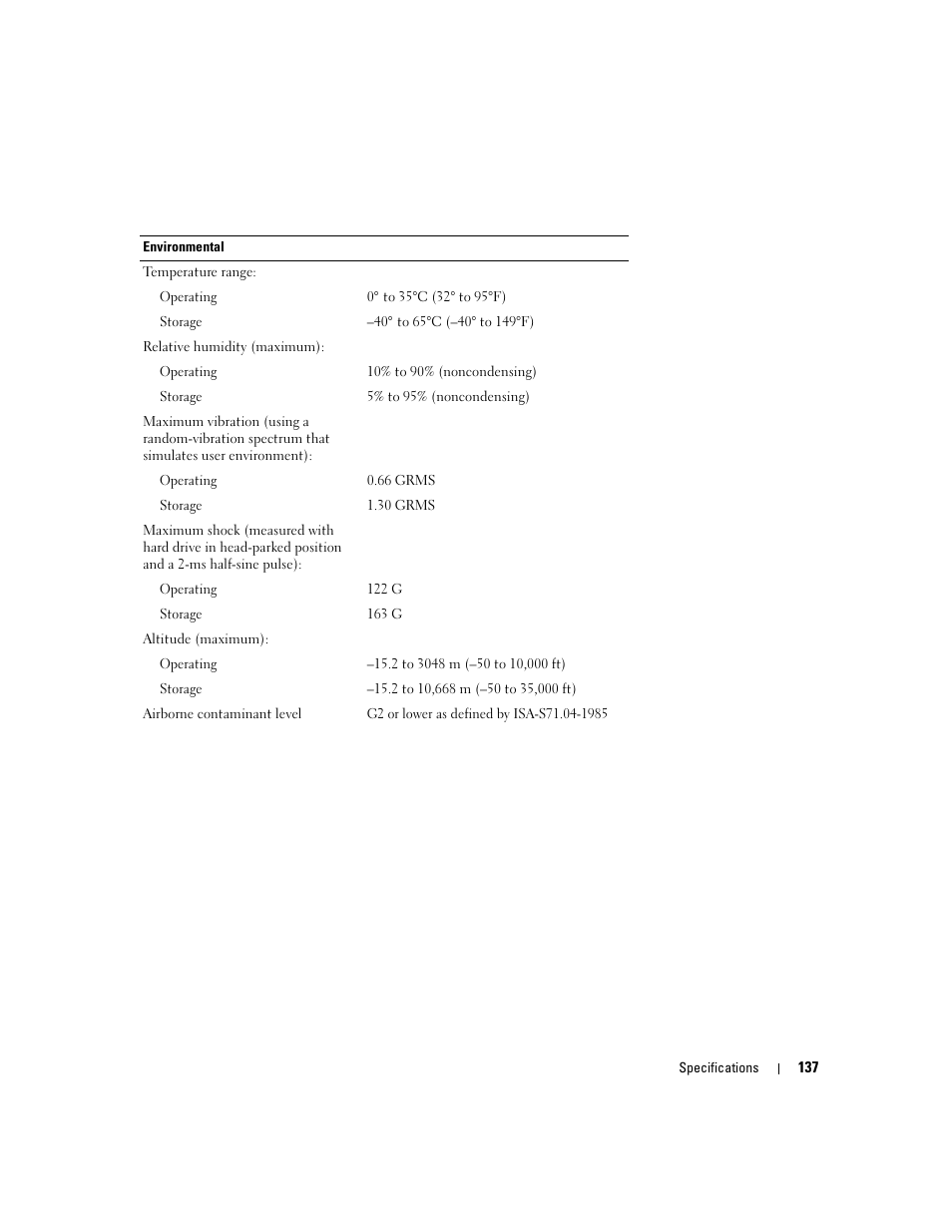 Dell Latitude D830 (Early 2007) User Manual | Page 137 / 158