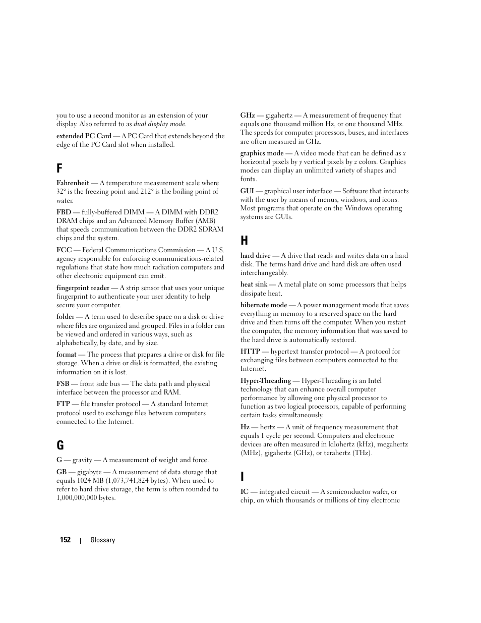 Dell Latitude D830 (Early 2007) User Manual | Page 152 / 158