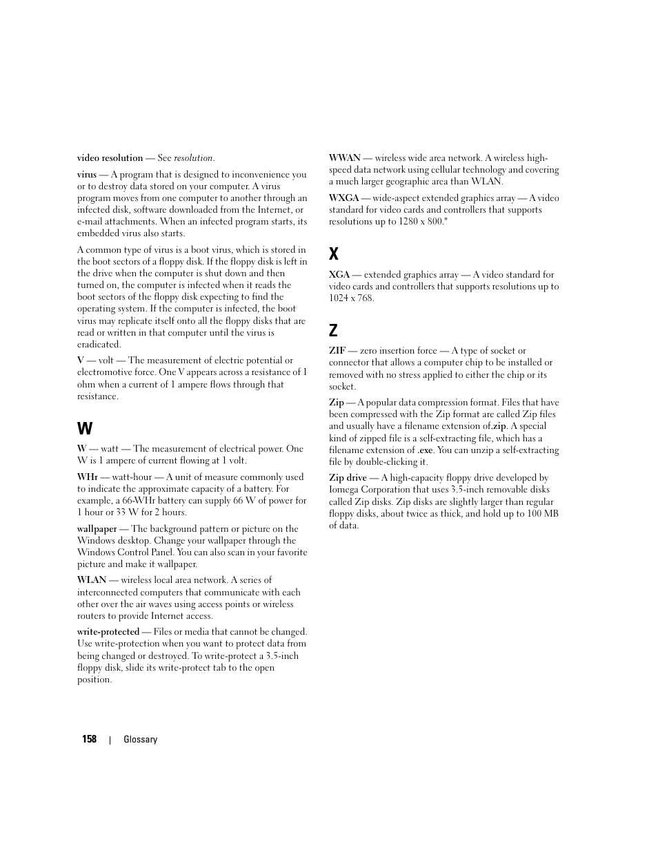 Dell Latitude D830 (Early 2007) User Manual | Page 158 / 158