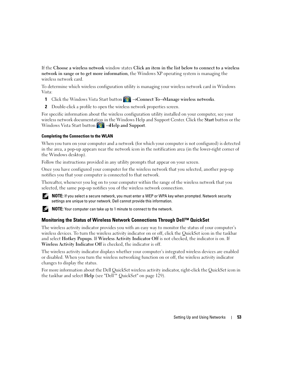 Dell Latitude D830 (Early 2007) User Manual | Page 53 / 158