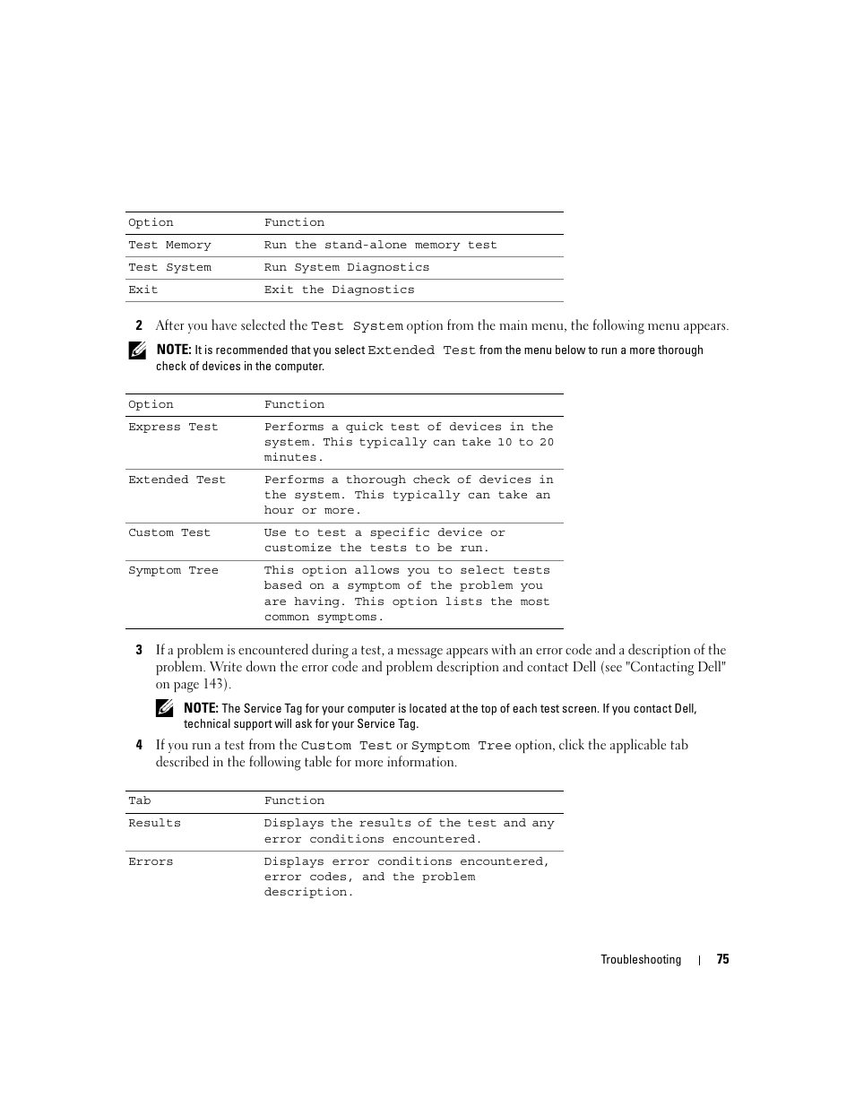 Dell Latitude D830 (Early 2007) User Manual | Page 75 / 158