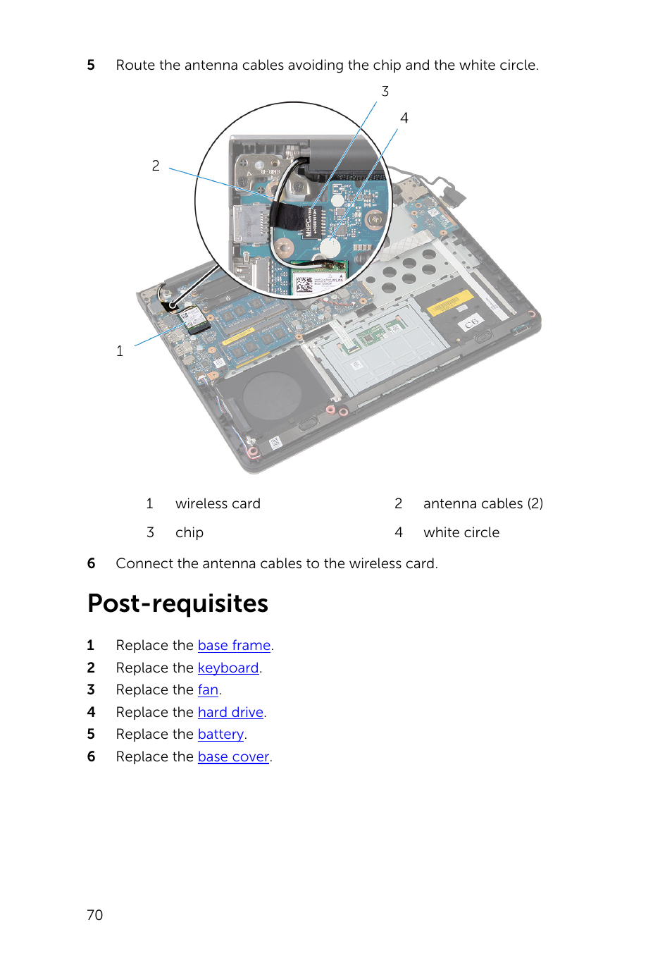 Post-requisites | Dell Inspiron 14 (5442, Mid 2014) User Manual | Page 70 / 79