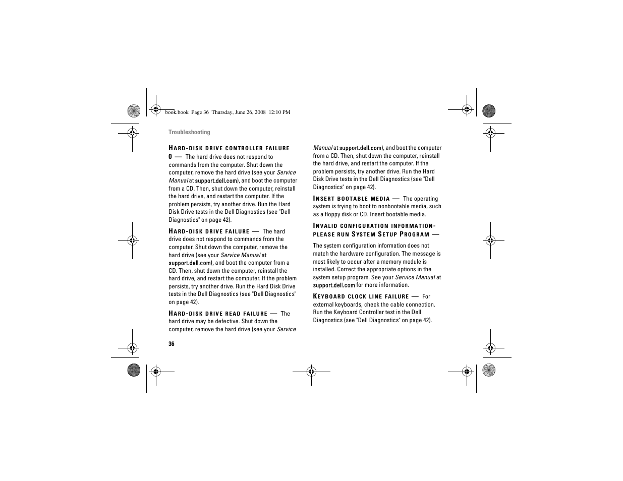 Dell Vostro A180 (Early 2009) User Manual | Page 36 / 76