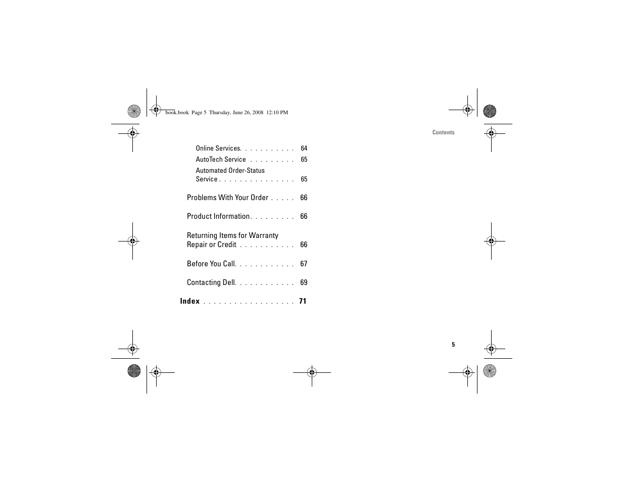 Dell Vostro A180 (Early 2009) User Manual | Page 5 / 76