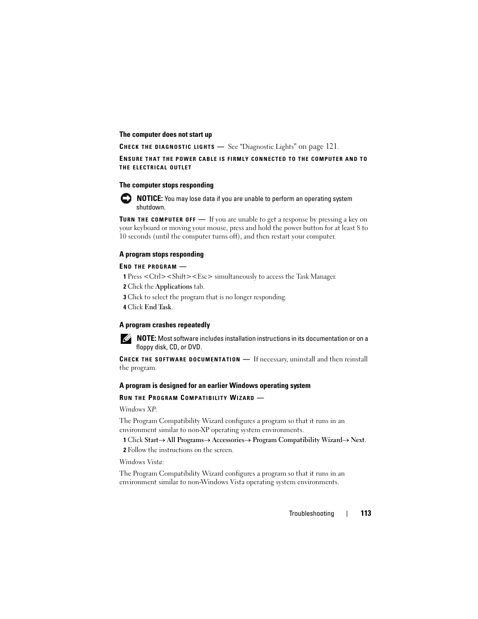 Dell Precision T5400 (Late 2007) User Manual | Page 113 / 316